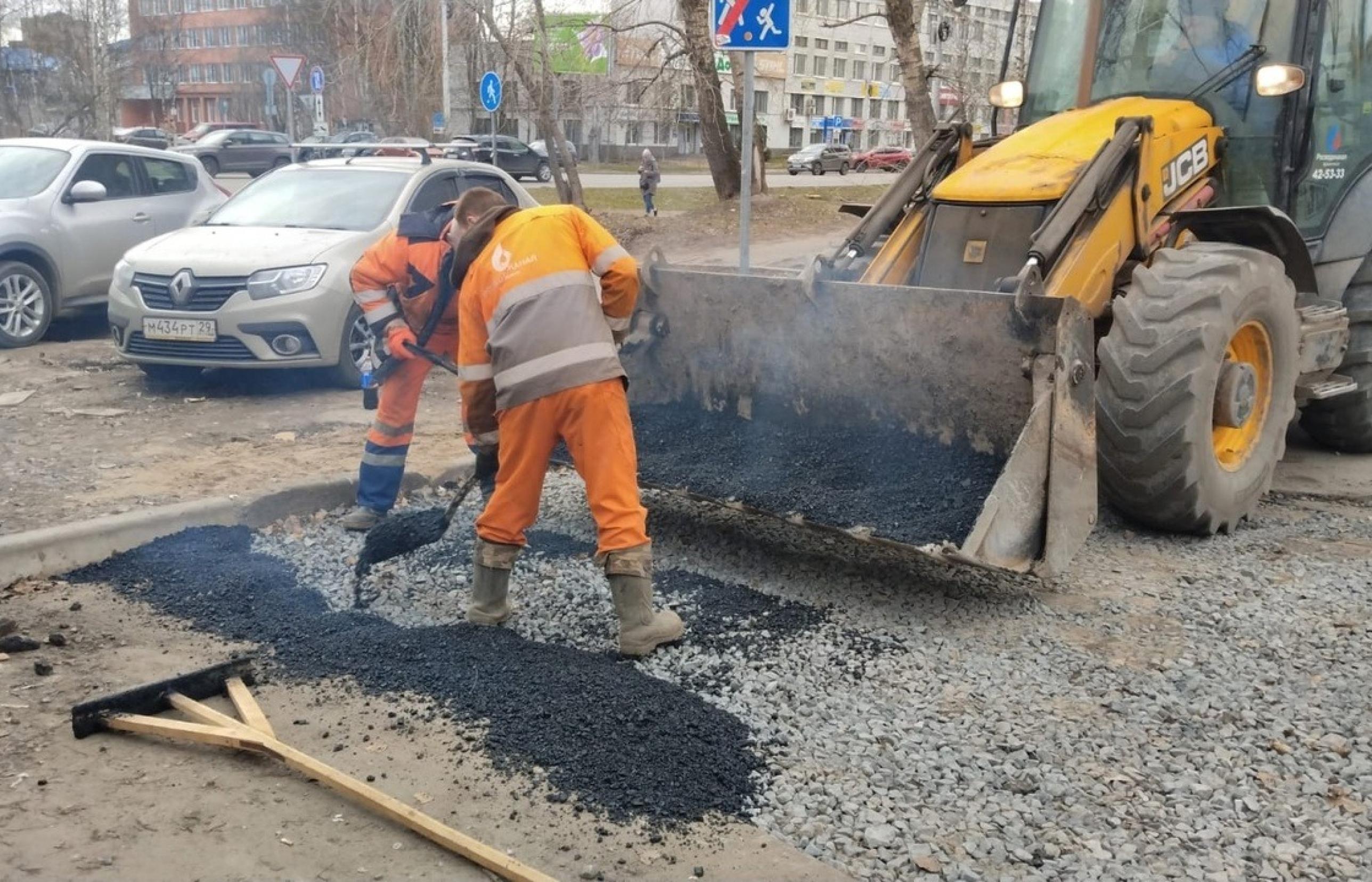 РВК-Архангельск благоустраивает город после проведения работ на сетях